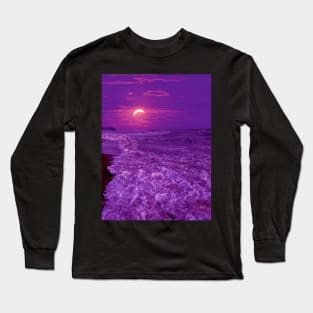 Moon Beach Long Sleeve T-Shirt